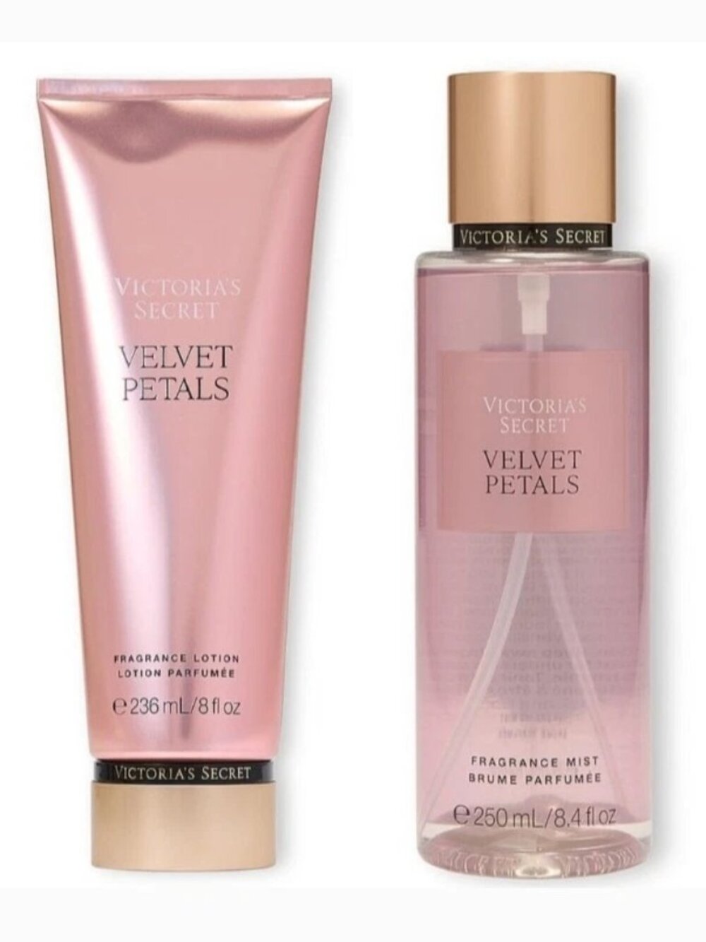 VICTORIA SECRETS VELVET PETALS CLASSIC BODY LOTION & MIST - NWT